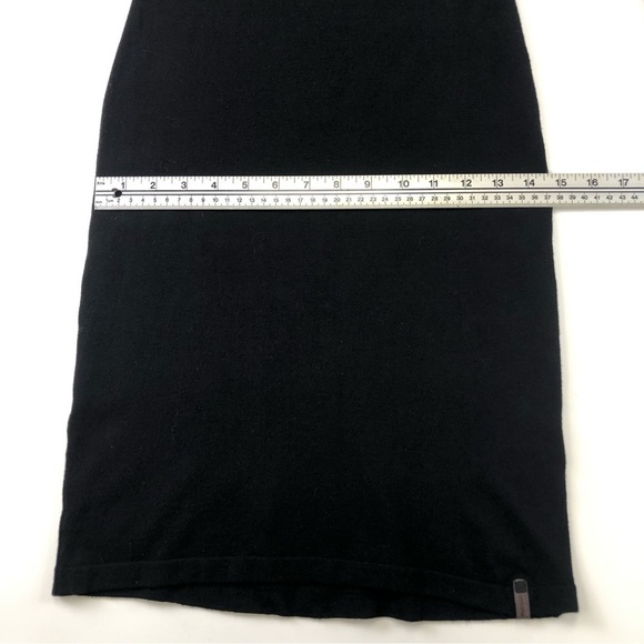 Rudsak black vegan leather sleeve knit dress XS - Picture 7 of 11